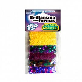 BRILLANTINA CON FORMAS SIFAP COLORES MAGICOS BL X5